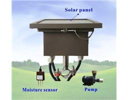 Solar Powered Irrigation Controller with Moisture Sensor & Pump